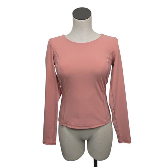 NWT Sweaty Betty Super Soft Rib‎ Yoga Long Sleeve Top Size Small Strappy Active - Picture 1 of 9